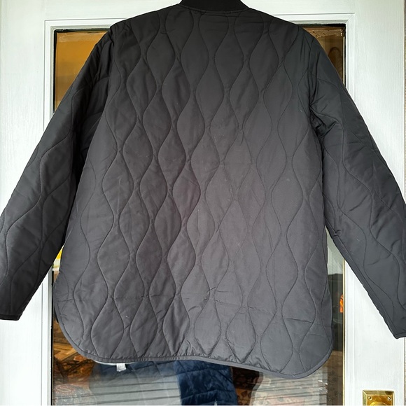 Cos quilted liner jacket black size large - Picture 3 of 3